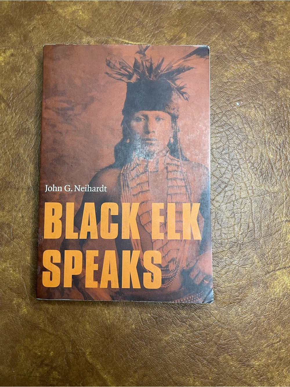 Black Elk Speaks by John G. Neihardt - Orange Cover